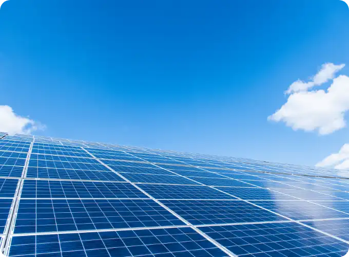 環境にやさしい太陽光発電で再生可能エネルギーの利用拡大に取り組んでおります。